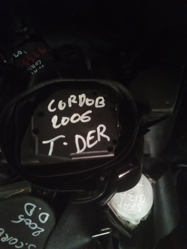 Cinturon trasero derecho seat cordoba '03